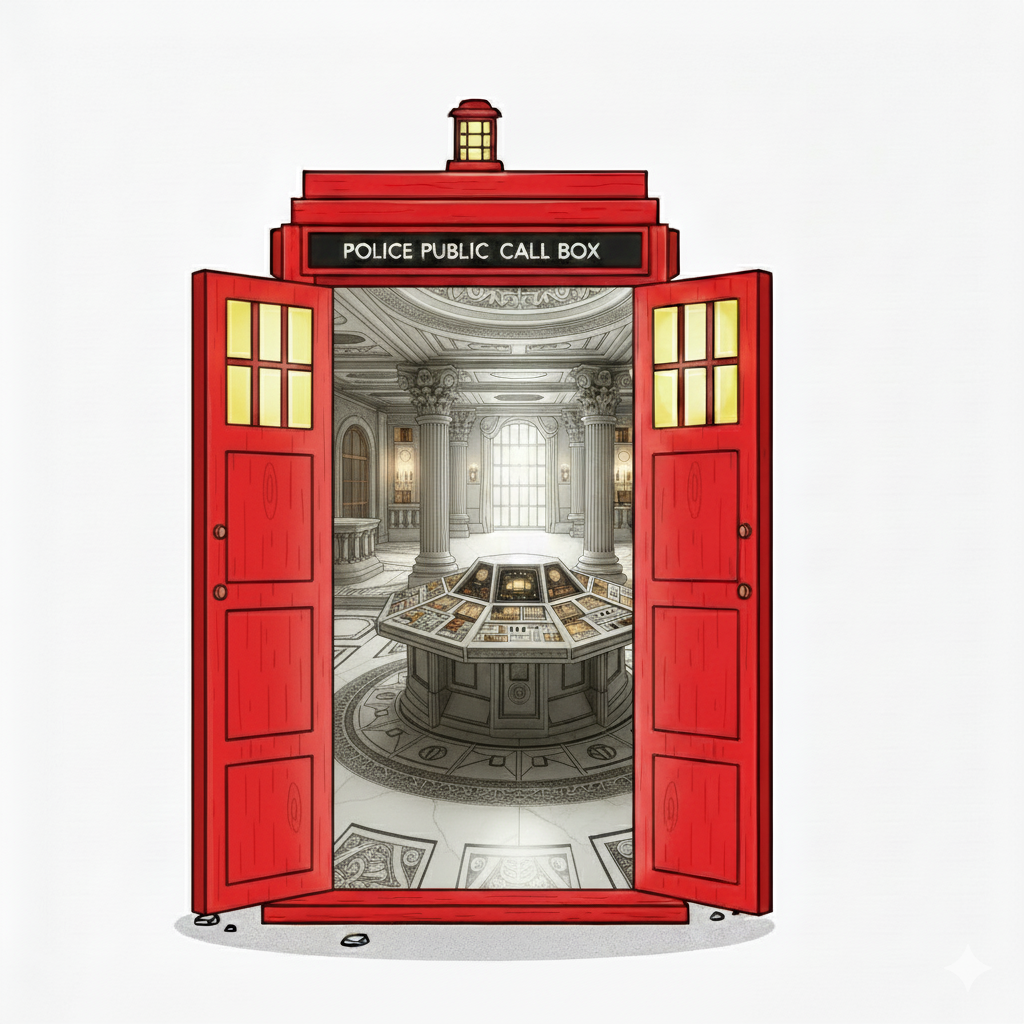 Ilustración de la TARDIS